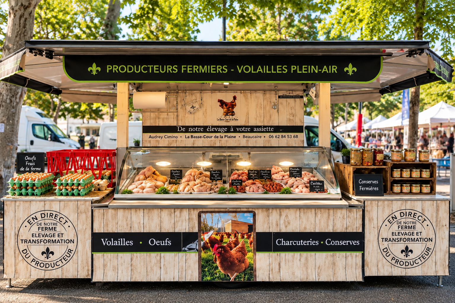 Marchés - La Basse-Cour de la Plaine